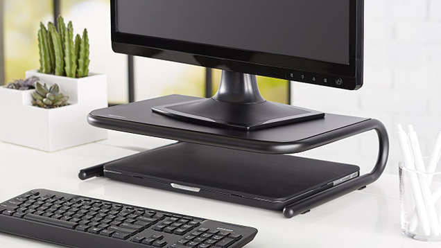 AmazonBasics Metal Monitor Stand | $15 | Amazon